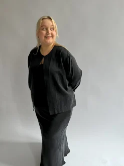 Djerf Avenue Dream Cardigan Ash Cheap