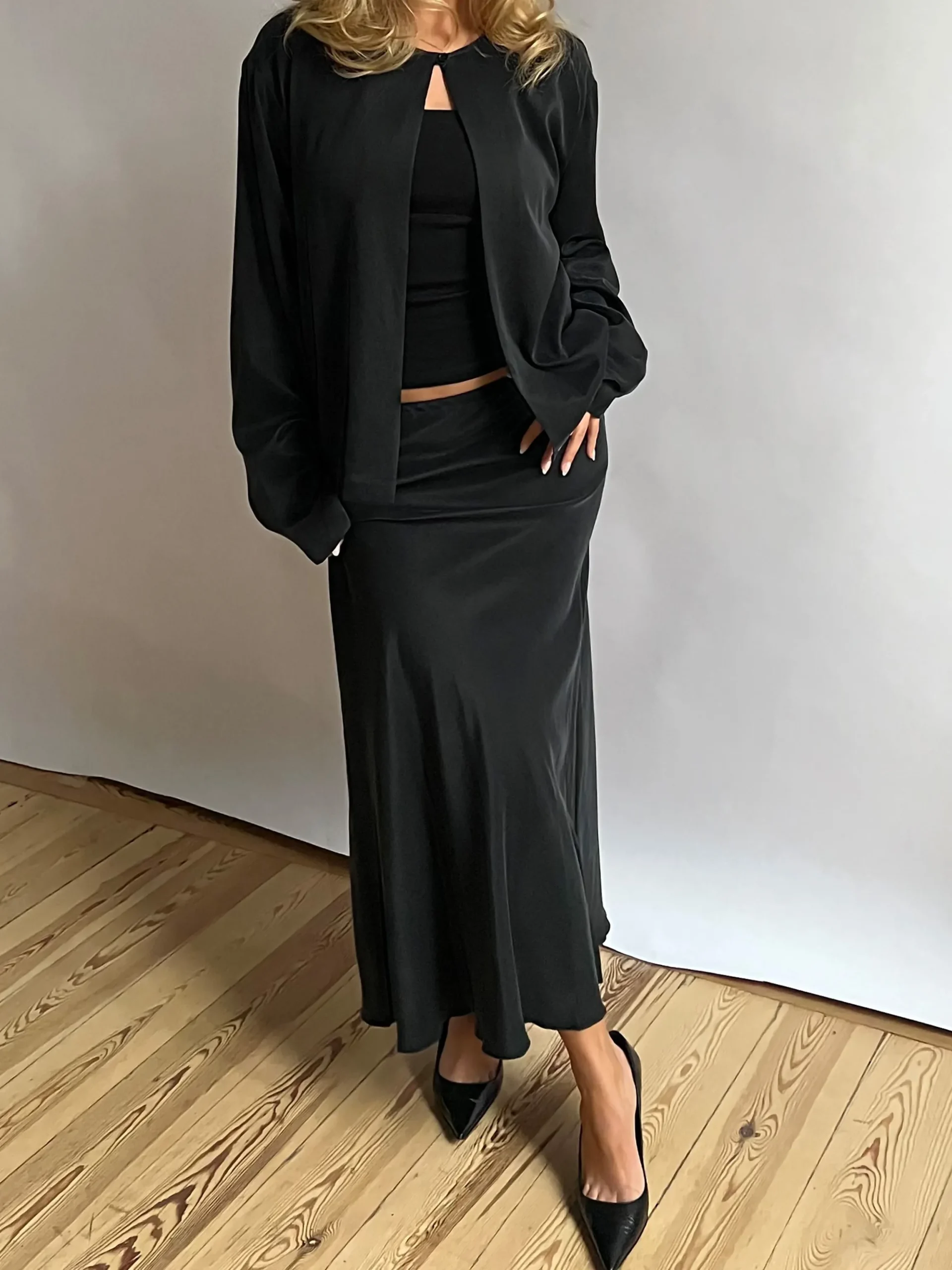 Djerf Avenue Dream Cardigan Ash Cheap