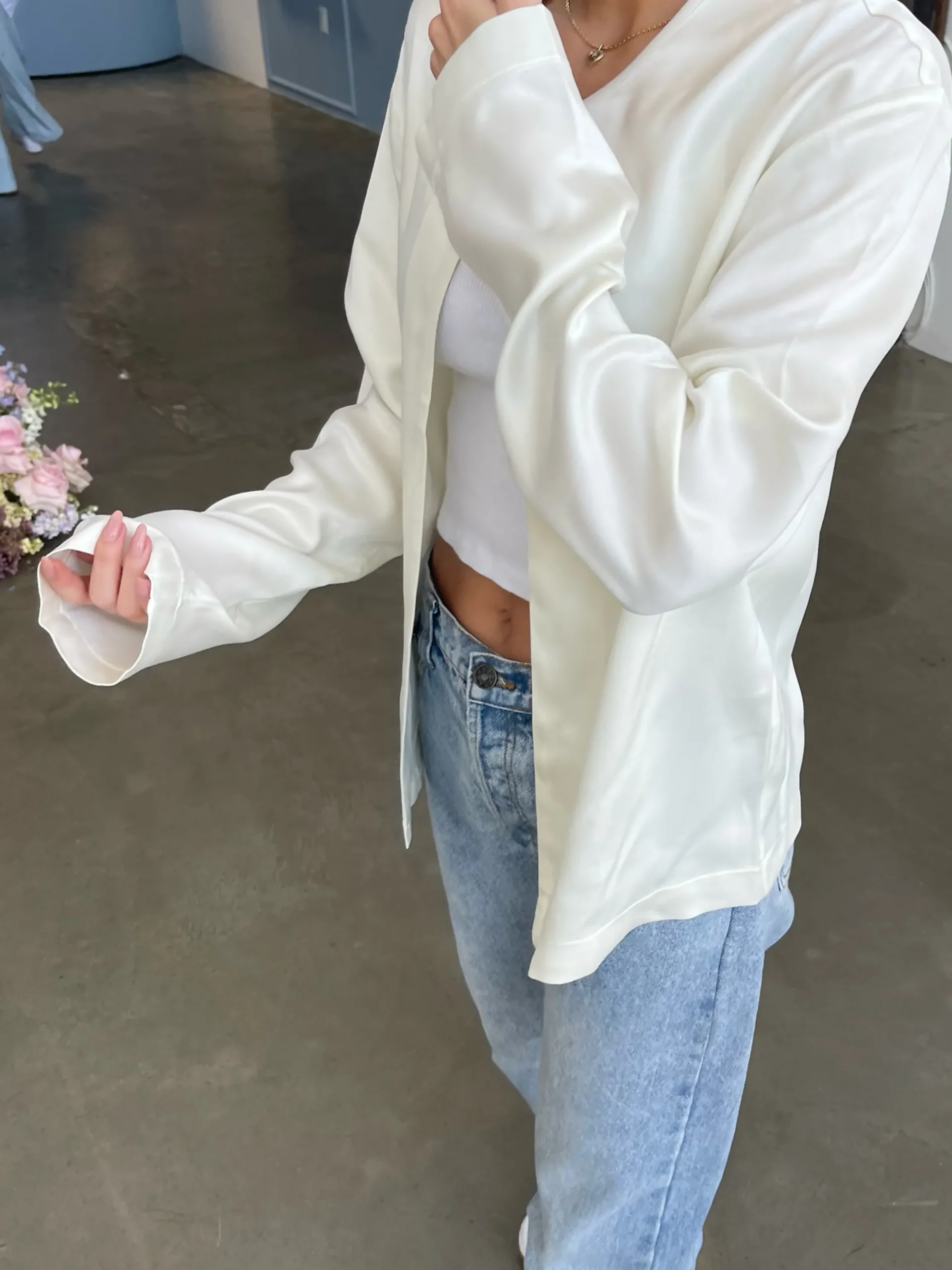 Djerf Avenue Dream Cardigan Cloud Fashion