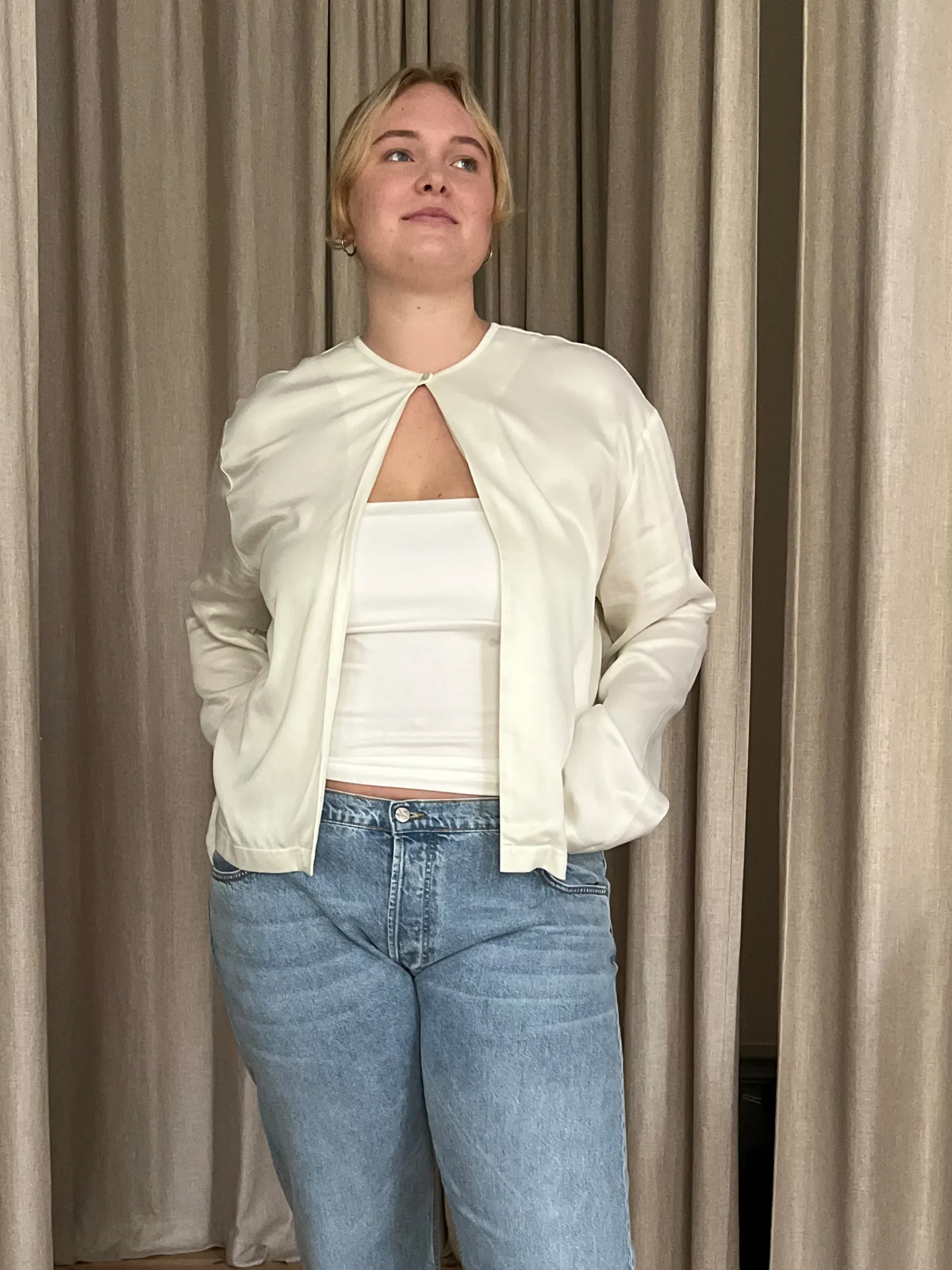 Djerf Avenue Dream Cardigan Cloud Fashion