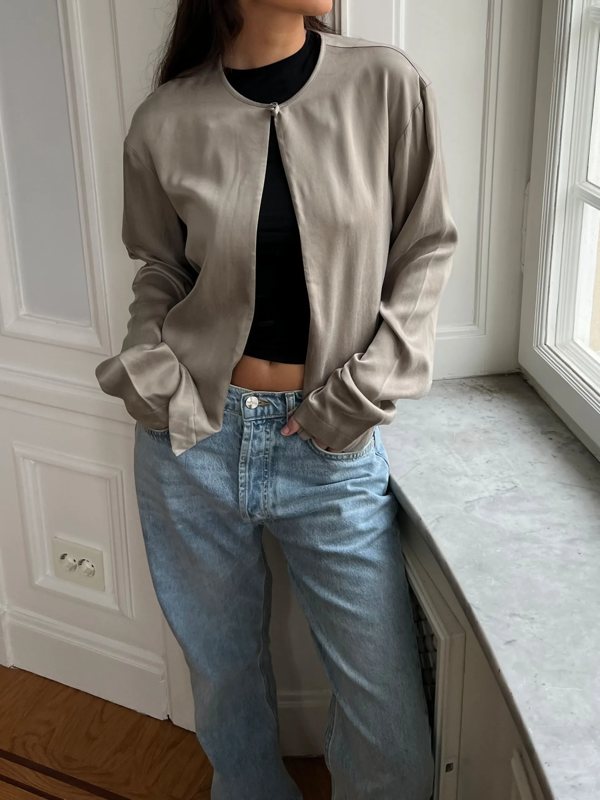 Djerf Avenue Dream Cardigan Rain Sale