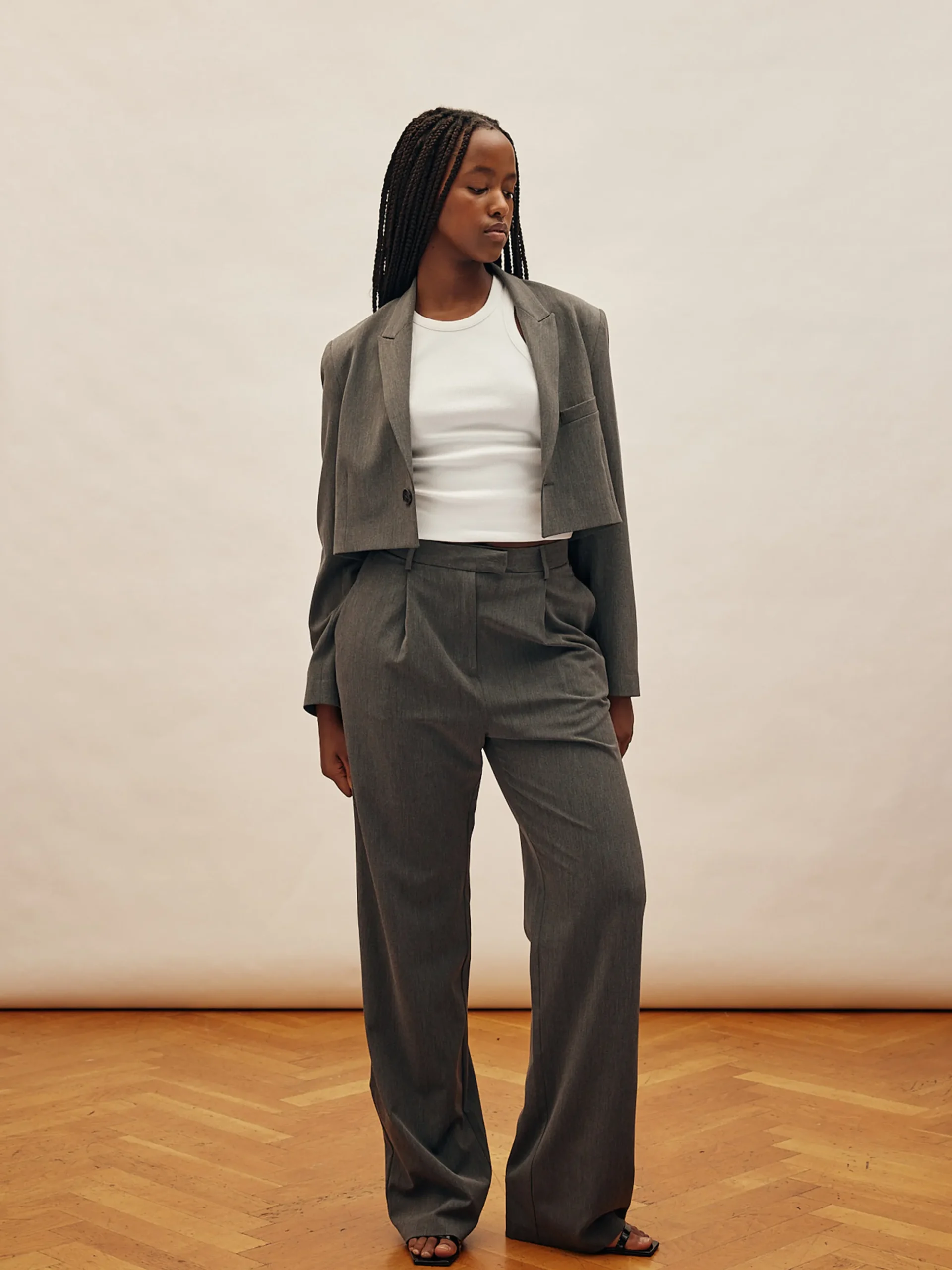 Djerf Avenue Favoritbyxor Gra - Hog Online