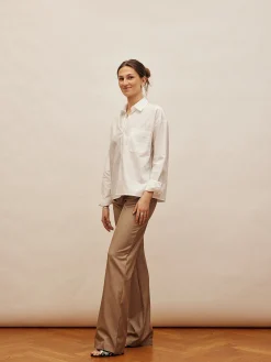 Djerf Avenue Favoritbyxor Oat - Tall Sale