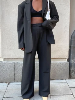 Djerf Avenue Favoritbyxor Svarta Sale