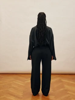 Djerf Avenue Favoritbyxor Svarta Sale