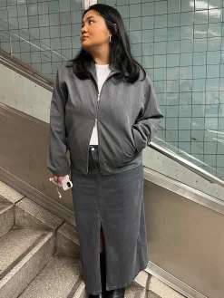 Djerf Avenue First Choice Jacka Gra Best