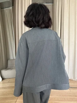 Djerf Avenue First Choice Jacka Gra Best