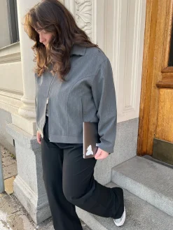 Djerf Avenue First Choice Jacka Gra Best