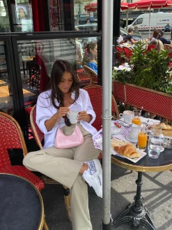 Djerf Avenue First Choice Pants Greige Fashion