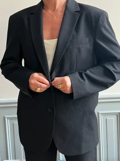 Djerf Avenue Forever Blazer Pinstripe Hot