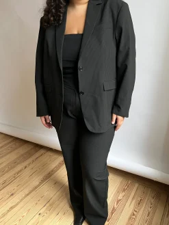 Djerf Avenue Forever Blazer Pinstripe Hot