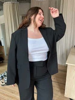 Djerf Avenue Forever Blazer Pinstripe Hot