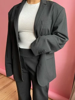 Djerf Avenue Forever Blazer Pinstripe Hot