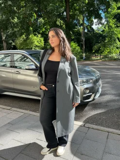 Djerf Avenue Forever Coat Gra Clearance