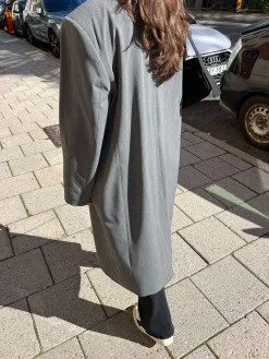 Djerf Avenue Forever Coat Gra Clearance