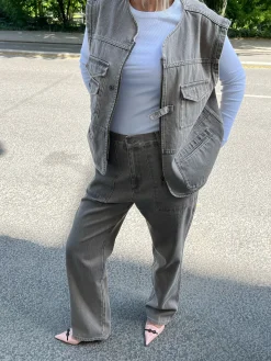 Djerf Avenue Ga Till Pants Brown New