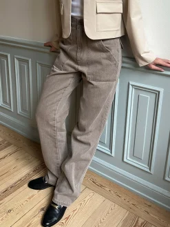 Djerf Avenue Ga Till Pants Brown New