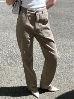 Djerf Avenue Ga Till Pants Brown New