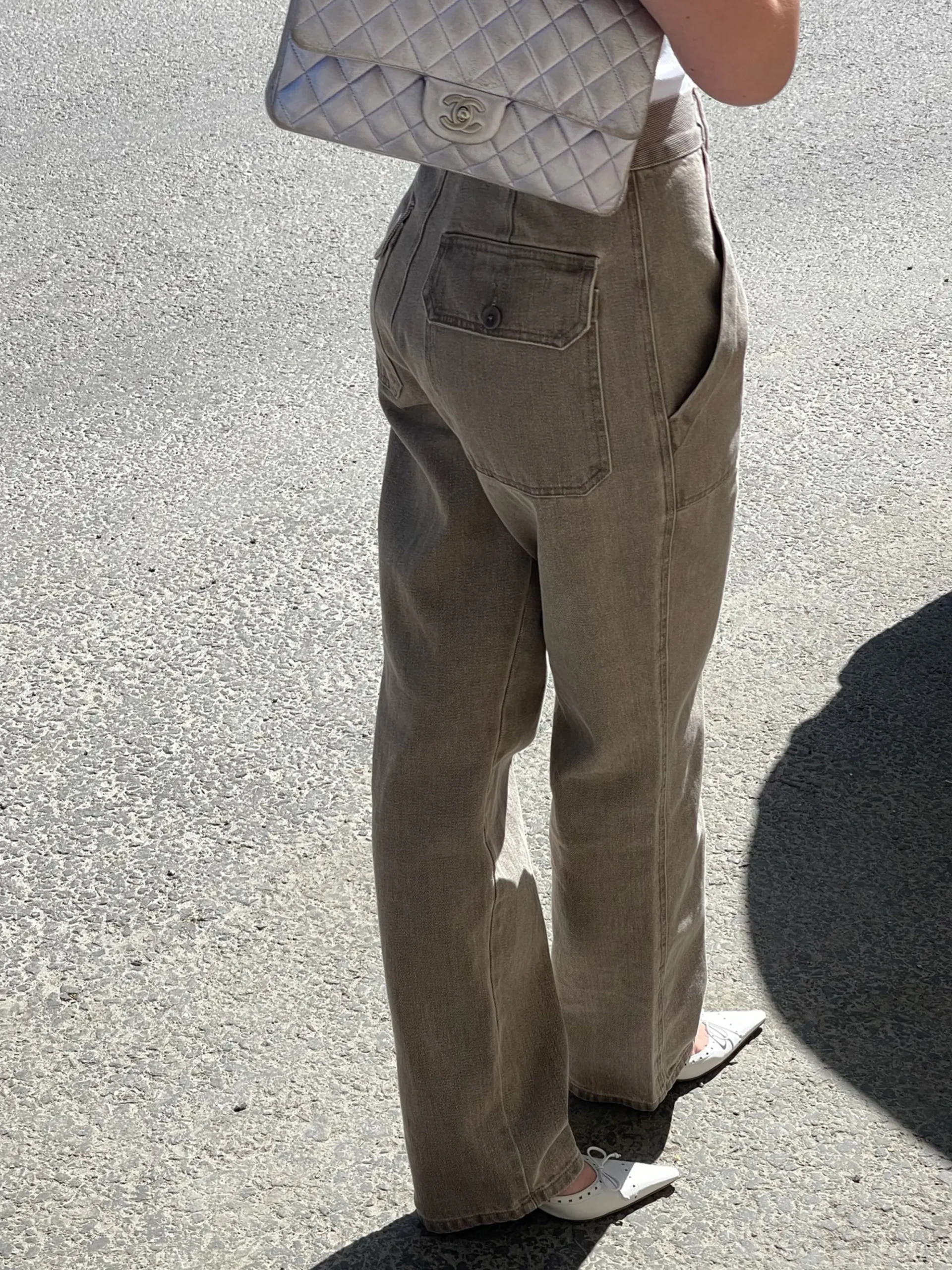 Djerf Avenue Ga Till Pants Brown New