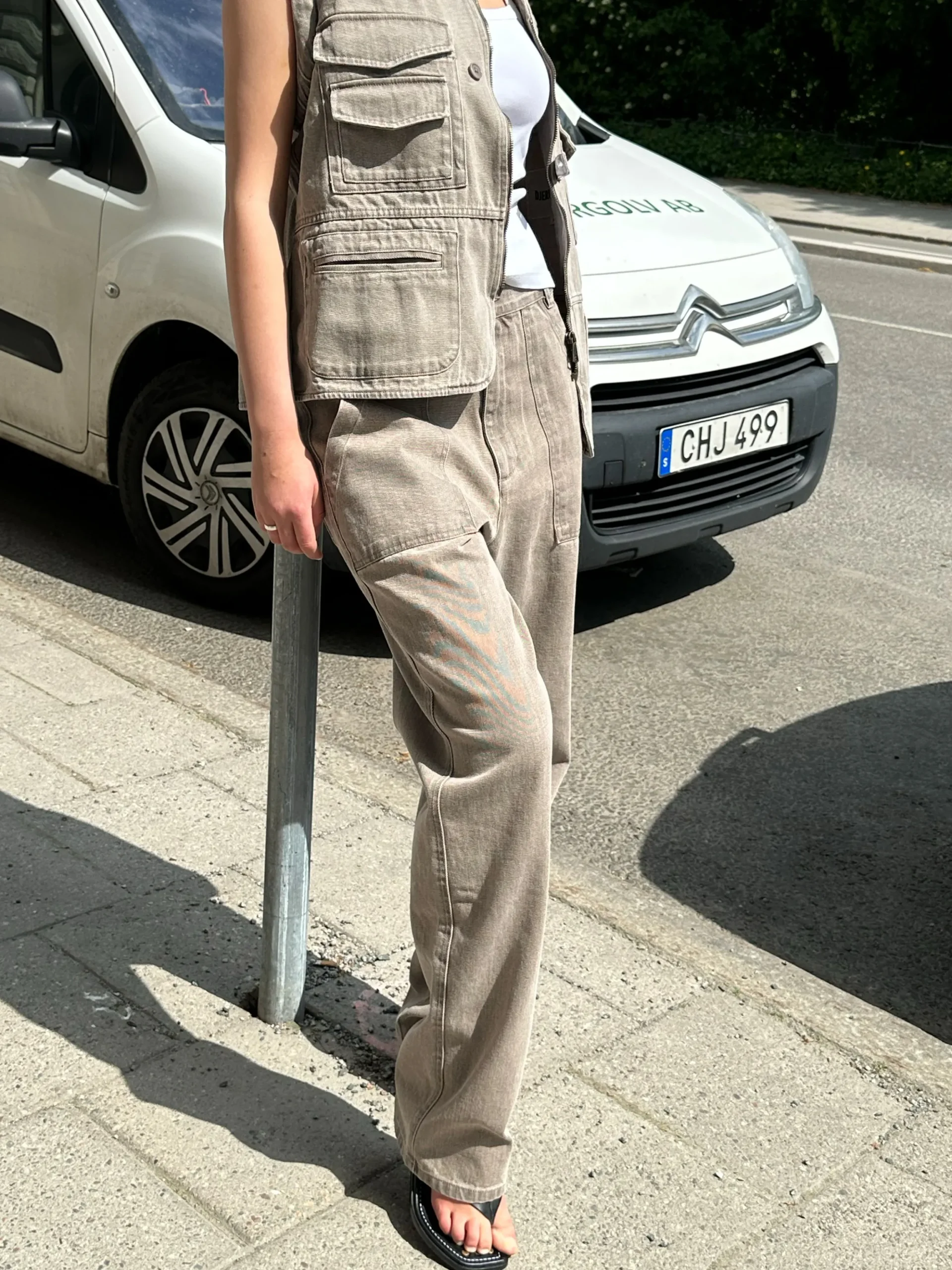 Djerf Avenue Ga Till Pants Brown New