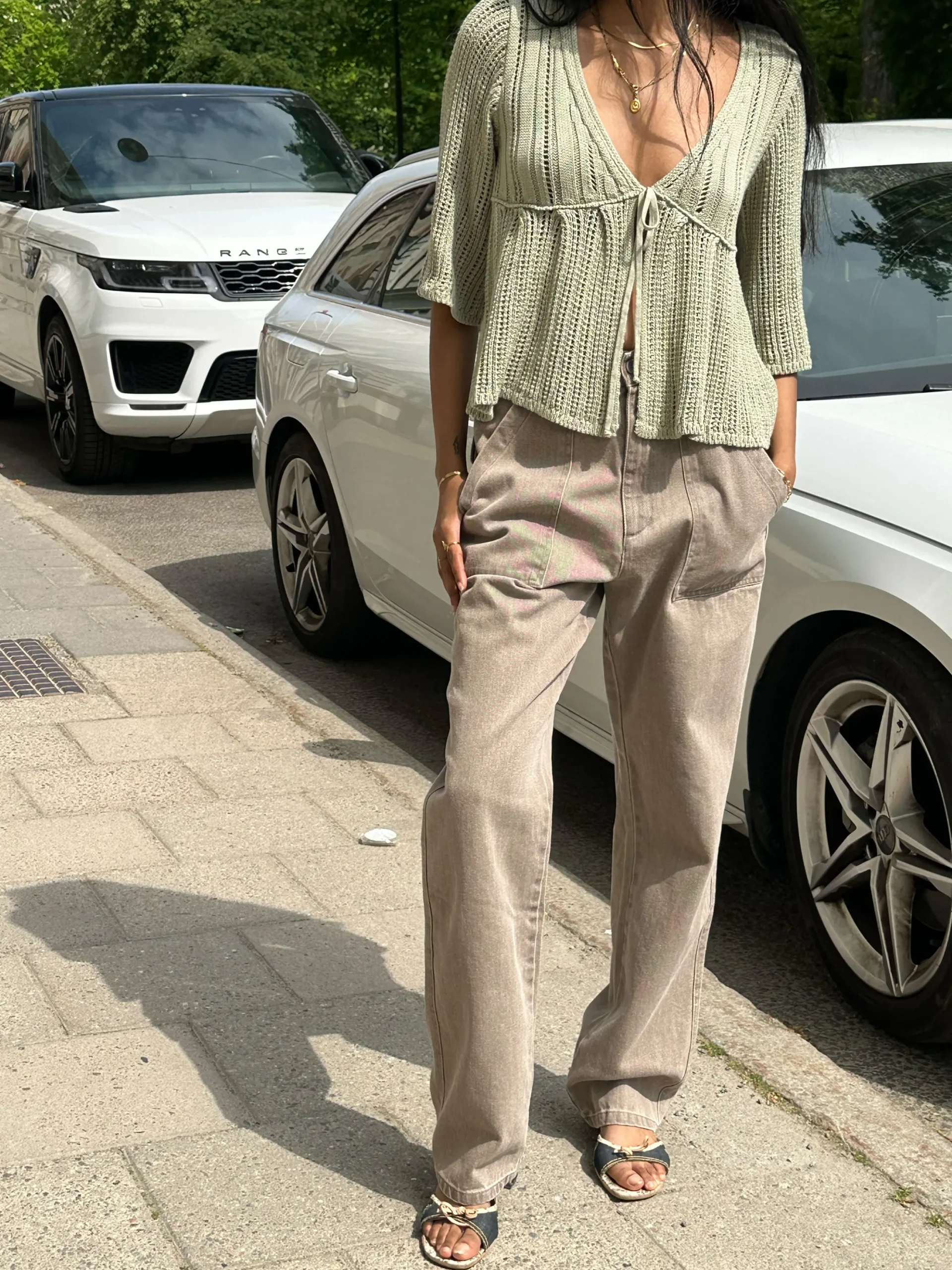 Djerf Avenue Ga Till Pants Brown New