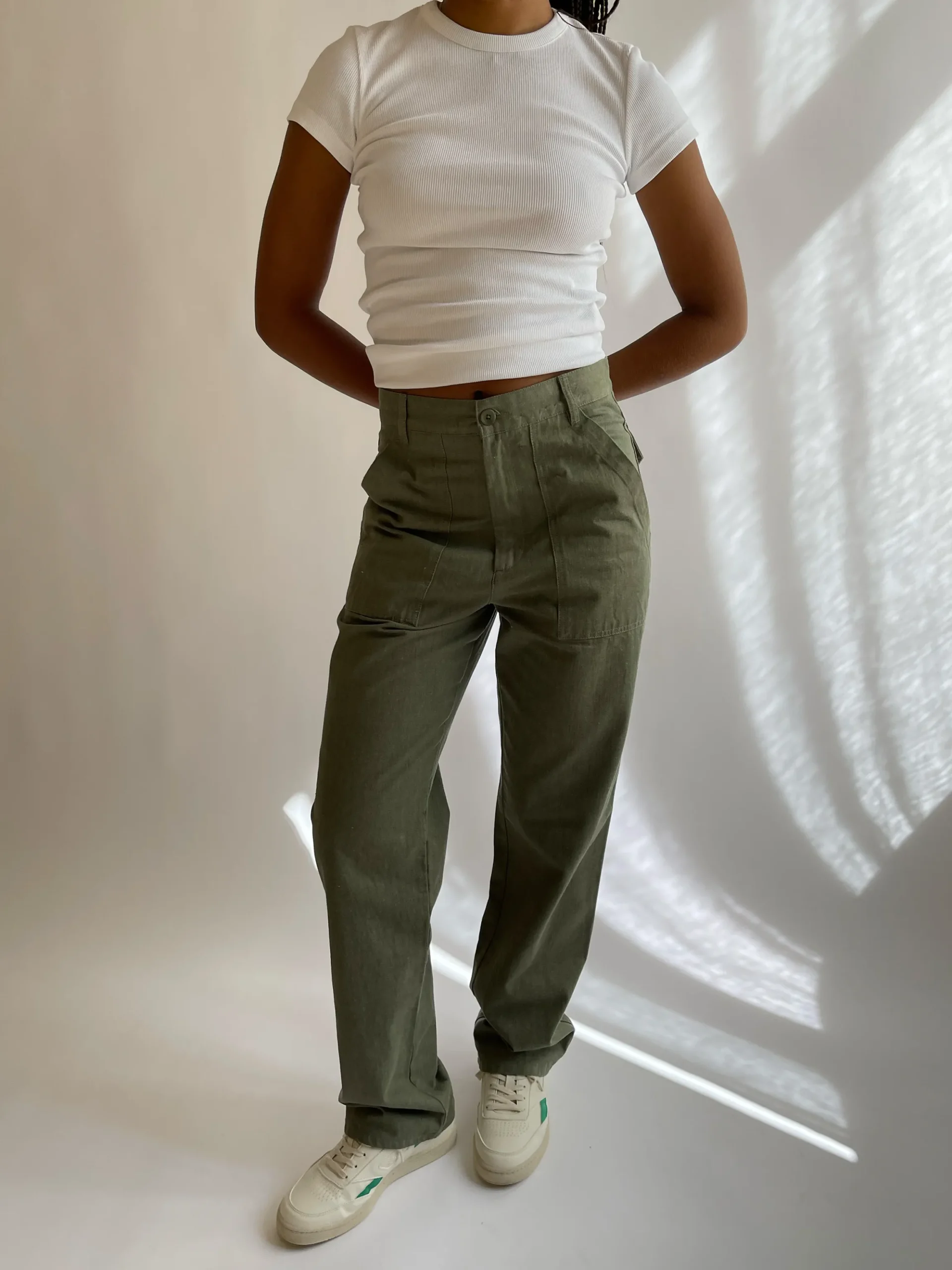 Djerf Avenue Ga Till Pants Green Fashion