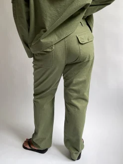 Djerf Avenue Ga Till Pants Green Fashion