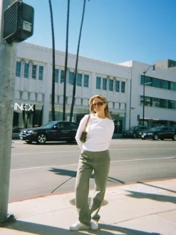 Djerf Avenue Ga Till Pants Green Fashion