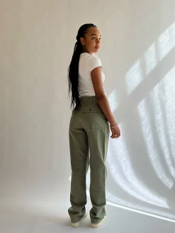 Djerf Avenue Ga Till Pants Green Fashion