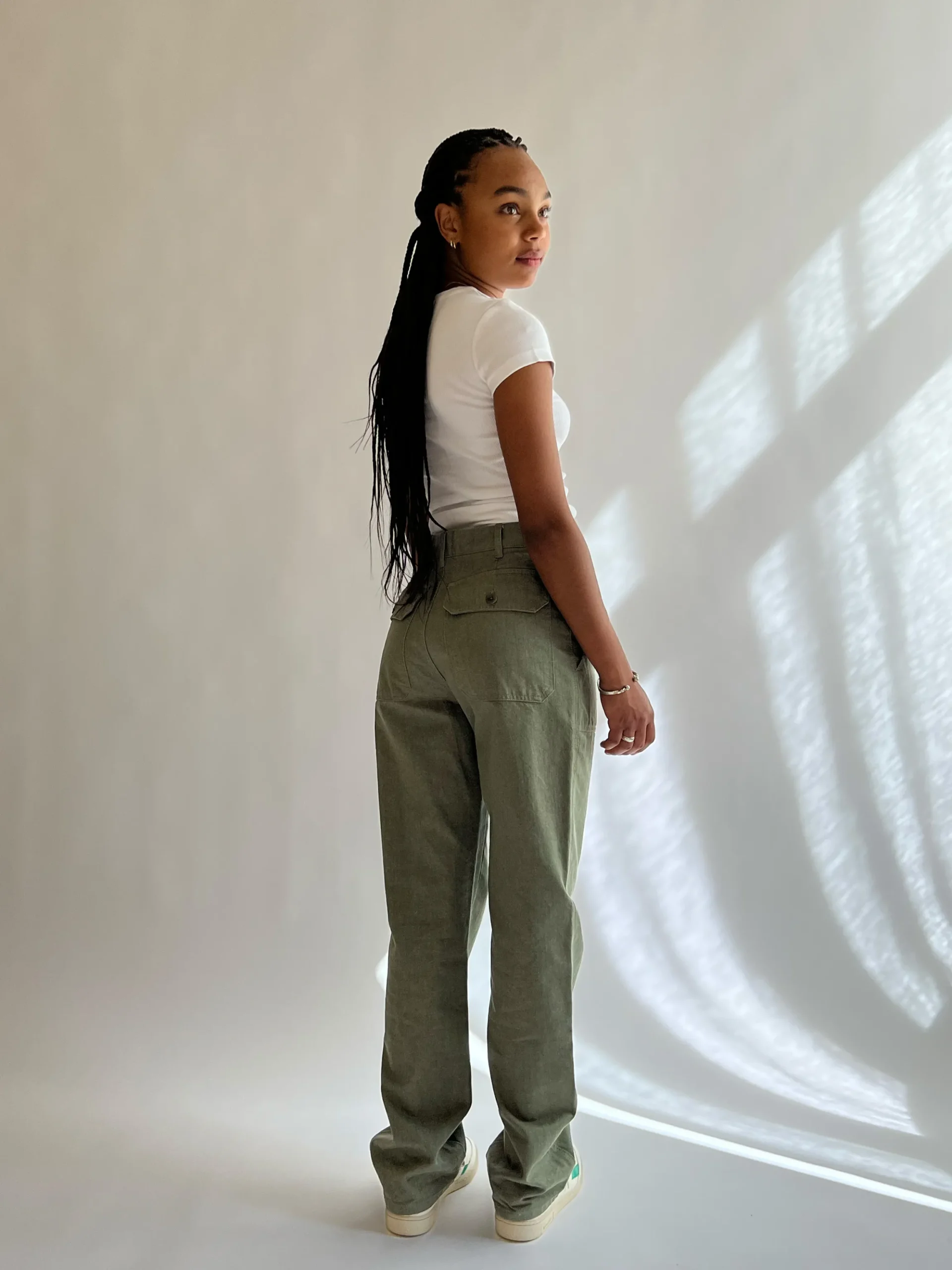 Djerf Avenue Ga Till Pants Green Fashion