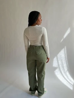 Djerf Avenue Ga Till Pants Green Fashion