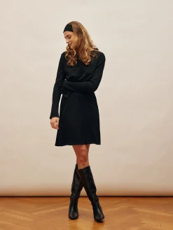 Djerf Avenue Getaway Dress Black - Tall Cheap