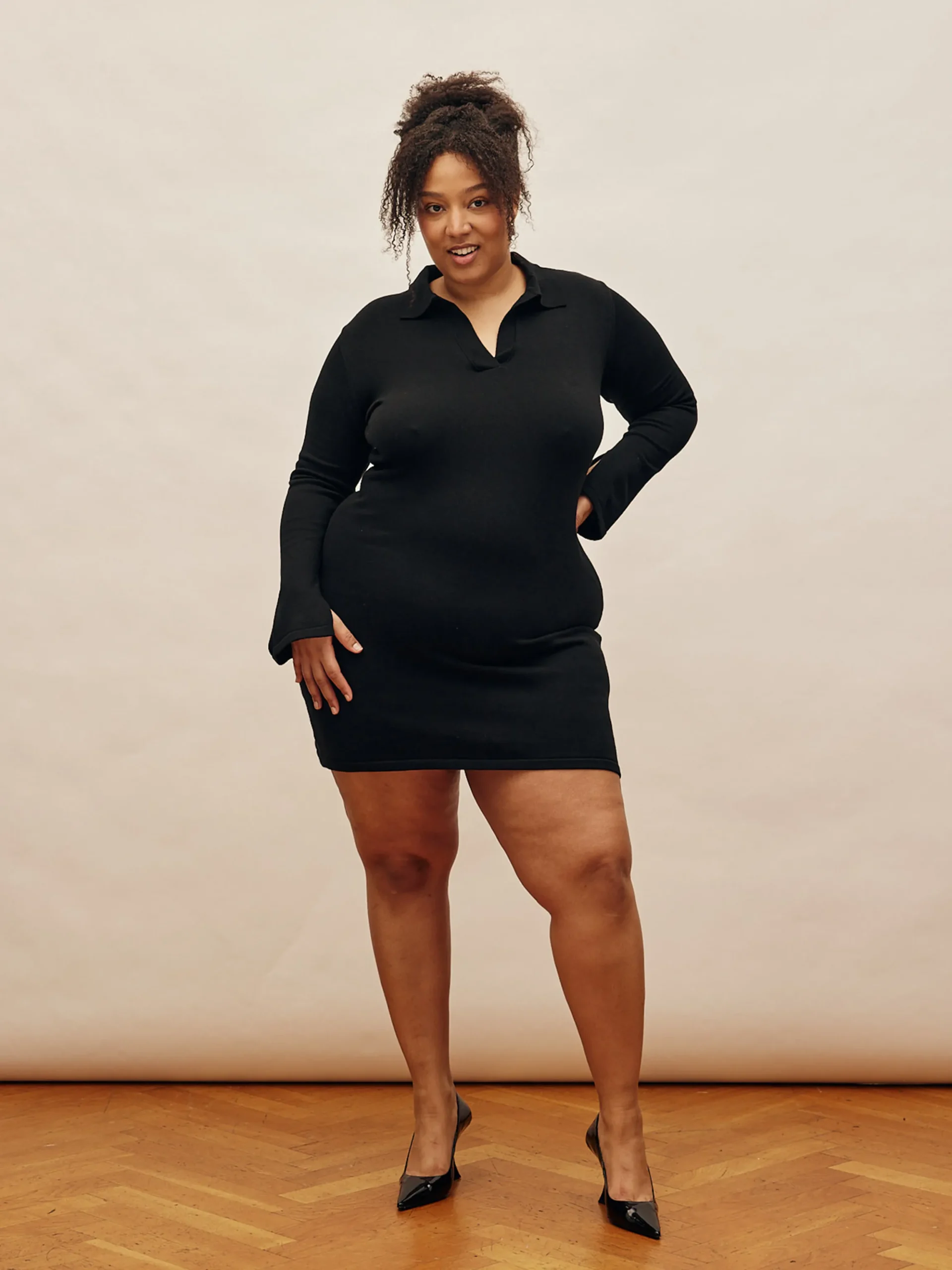 Djerf Avenue Getaway Dress Black - Tall Cheap