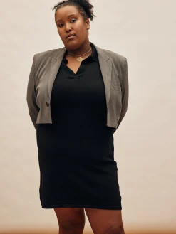 Djerf Avenue Getaway Dress Black - Tall Cheap