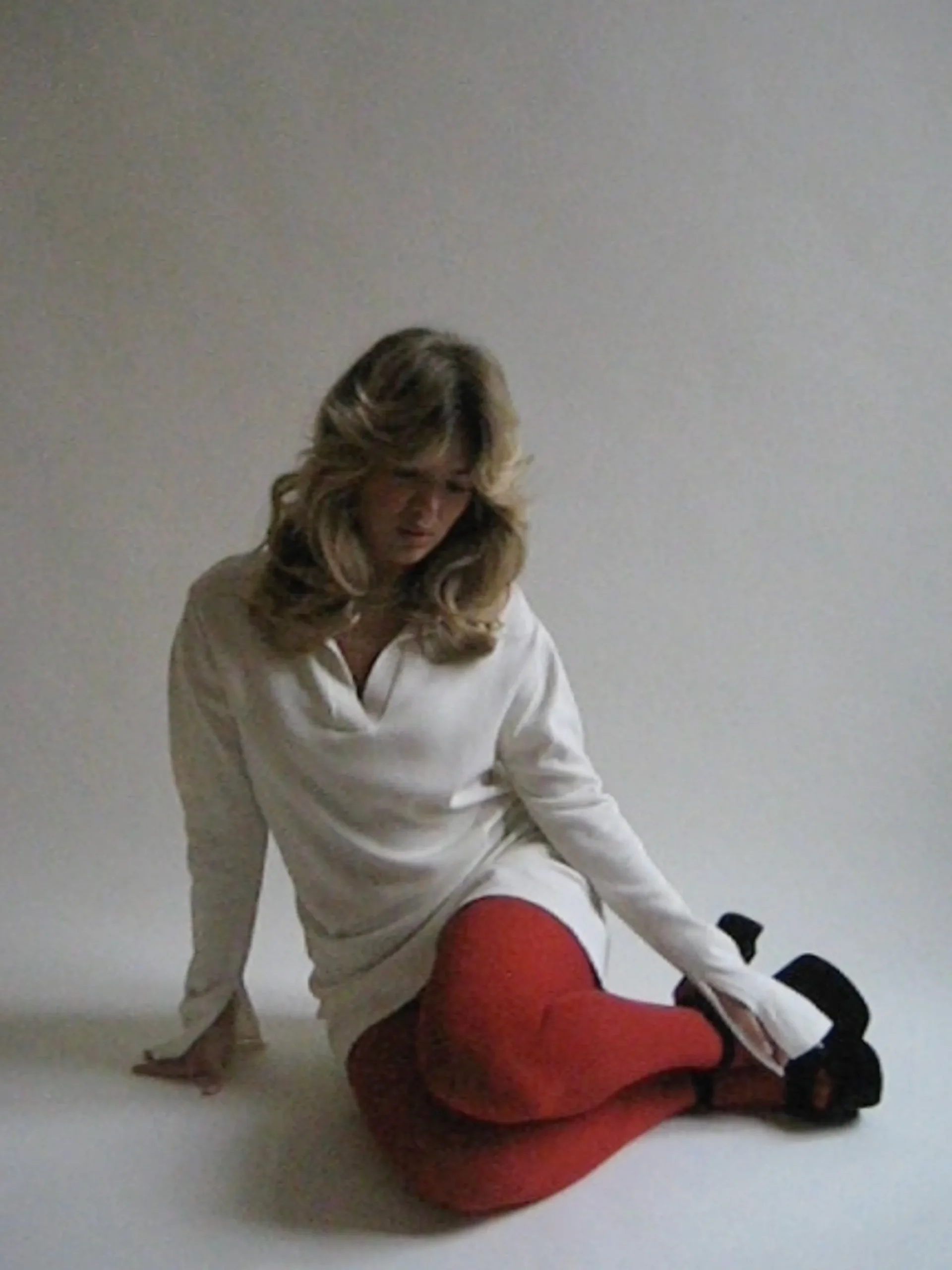 Djerf Avenue Getaway Dress Cream Discount