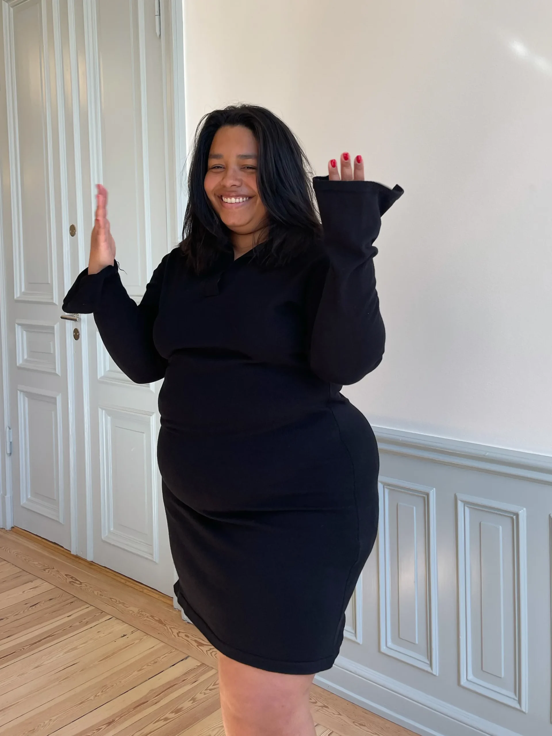 Djerf Avenue Getaway Klanning Svart Outlet