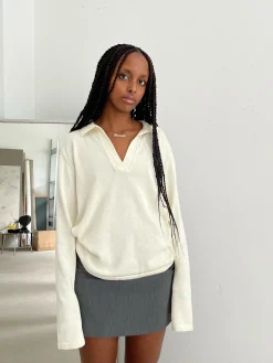 Djerf Avenue Getaway Top Cream Sale