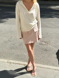 Djerf Avenue Getaway Top Cream Sale