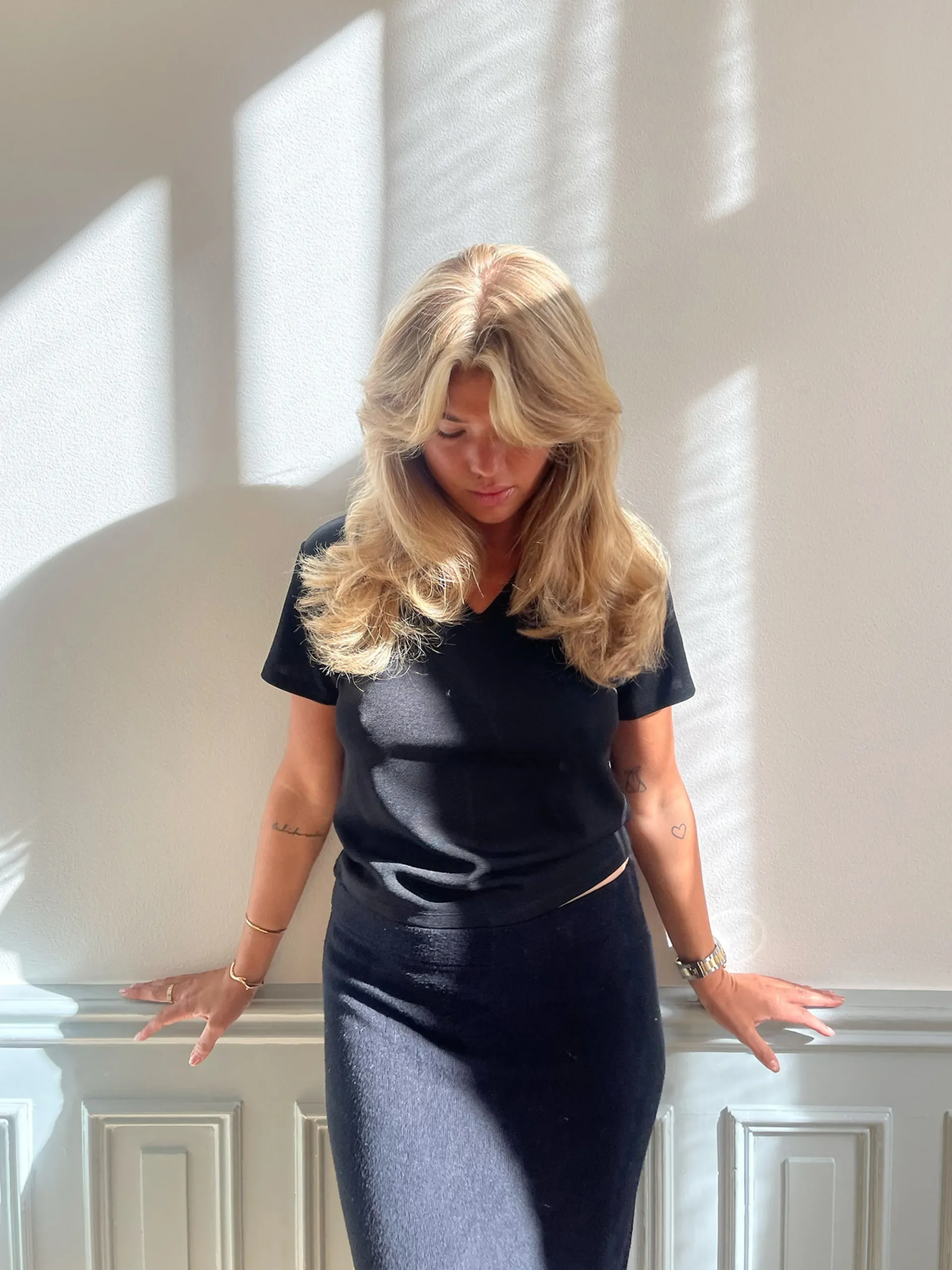 Djerf Avenue Getaway T-Shirt Svart Best Sale