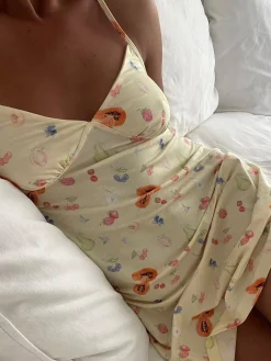 Djerf Avenue Go Slow Dress Fruit Hot