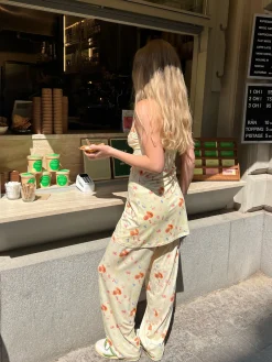 Djerf Avenue Go Slow Dress Fruit Hot