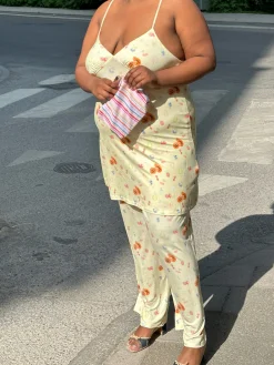 Djerf Avenue Go Slow Dress Fruit Hot