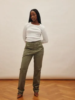 Djerf Avenue Go To Pants Green - Tall Cheap