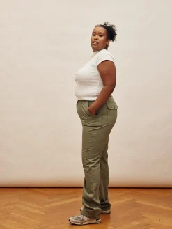 Djerf Avenue Go To Pants Green - Tall Cheap