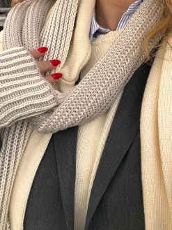 Djerf Avenue Kontrastvantar Beige Best