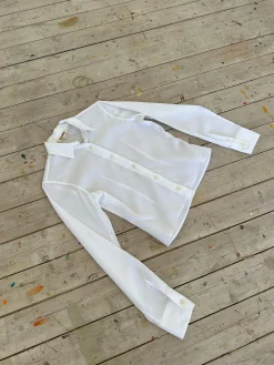 Djerf Avenue Liten Skjorta Vit Flash Sale