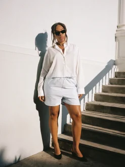 Djerf Avenue Liten Skjorta Vit Flash Sale