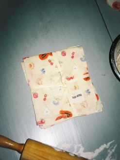 Djerf Avenue Litet Linnehanddukset Frukt Discount