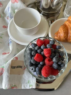 Djerf Avenue Litet Linnehanddukset Sommarbar Clearance