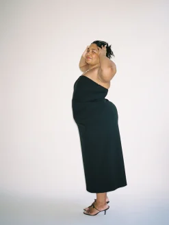 Djerf Avenue Midi Tube Klanning Svart Flash Sale